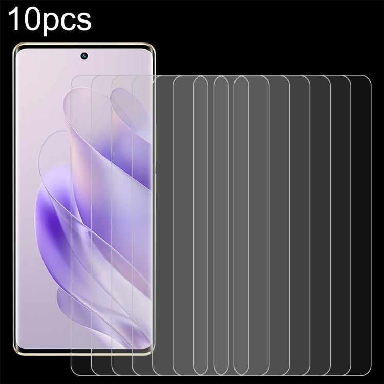 10pcs 0.26mm 9H 2.5D Tempered Glass Film, For Infinix Zero 30, For Infinix Zero 30 4G, For Infinix Note 30 Pro, For Infinix Hot 30 Play NFC, For Infinix Hot 30 5G, For Infinix Hot 9 Lite, For Infinix GT 10 Pro, For Infinix Note 30i, For Infinix Smart 7...