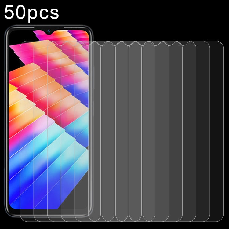50pcs 0.26mm 9H 2.5D Tempered Glass Film, For Infinix Hot 30 Play NFC, For Infinix Hot 30 5G, For Infinix Hot 9 Lite, For Infinix GT 10 Pro, For Infinix Zero 30, For Infinix Zero 30 4G, For Infinix Note 30 Pro, For Infinix Note 30i, For Infinix Smart 7...