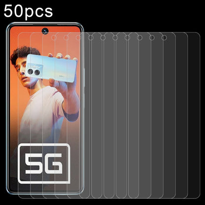 50pcs 0.26mm 9H 2.5D Tempered Glass Film, For Infinix Hot 30 Play NFC, For Infinix Hot 30 5G, For Infinix Hot 9 Lite, For Infinix GT 10 Pro, For Infinix Zero 30, For Infinix Zero 30 4G, For Infinix Note 30 Pro, For Infinix Note 30i, For Infinix Smart 7...
