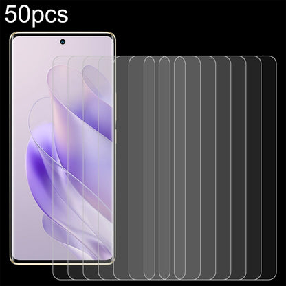 50pcs 0.26mm 9H 2.5D Tempered Glass Film