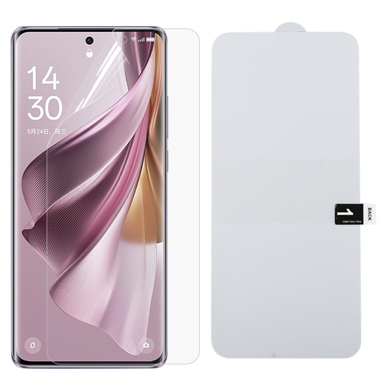 Full Screen Protector Explosion-proof Hydrogel Film, For OPPO A5 Pro China, For OPPO Reno11 PJH110, For OPPO Reno12 Pro, For OPPO Reno12, For OPPO Find X7, For OPPO Reno11 Global, For OPPO Reno11 Pro Global, For OPPO A2, For OPPO A2 Pro, For OPPO A78 4...