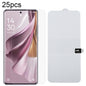 25pcs Full Screen Protector Explosion-proof Hydrogel Film, For OPPO A5 Pro China, For OPPO Reno11 PJH110, For OPPO Reno11 Global, For OPPO Reno12 Pro, For OPPO Reno12, For OPPO Find X7, For OPPO Reno11 Pro Global, For OPPO A2, For OPPO A2 Pro          ...