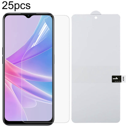 25pcs Full Screen Protector Explosion-proof Hydrogel Film, For OPPO A5 Pro China, For OPPO Reno11 PJH110, For OPPO Reno11 Global, For OPPO Reno12 Pro, For OPPO Reno12, For OPPO Find X7, For OPPO Reno11 Pro Global, For OPPO A2, For OPPO A2 Pro          ...