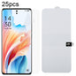 25pcs Full Screen Protector Explosion-proof Hydrogel Film, For OPPO A5 Pro China, For OPPO Reno11 PJH110, For OPPO Reno11 Global, For OPPO Reno12 Pro, For OPPO Reno12, For OPPO Find X7, For OPPO Reno11 Pro Global, For OPPO A2, For OPPO A2 Pro          ...
