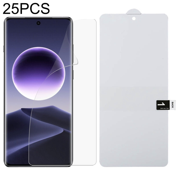 25pcs Full Screen Protector Explosion-proof Hydrogel Film, For OPPO Reno12, For OPPO Find X7, For OPPO Reno11 Pro Global, For OPPO A2, For OPPO A2 Pro, For OPPO A78 4G, For OPPO Reno10 Pro / Reno10 Pro+, For OPPO Reno10
