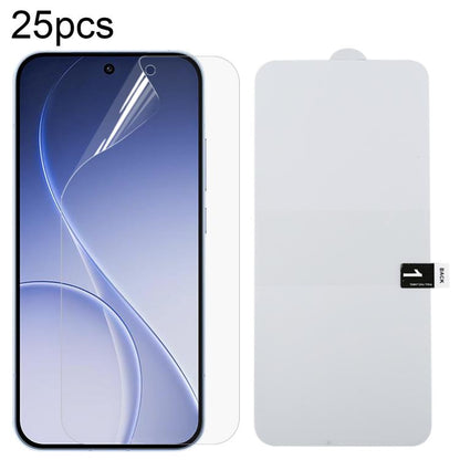25pcs Full Screen Protector Explosion-proof Hydrogel Film, For OPPO K14 Turbo Pro 5G, For OPPO K14 Turbo 5G, For OPPO K14x 5G, For OPPO K14 5G, For OPPO F33 5G, For OPPO F33 Pro 5G, For OPPO Find X9s, For OPPO Find X9 Ultra, For OPPO Reno15 Pro 5G Glob...