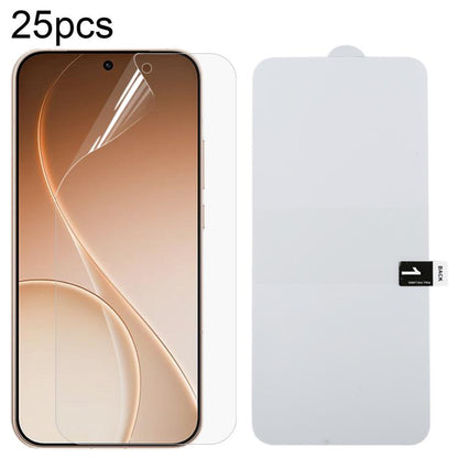 25pcs Full Screen Protector Explosion-proof Hydrogel Film, For OPPO K14 Turbo Pro 5G, For OPPO K14 Turbo 5G, For OPPO K14x 5G, For OPPO K14 5G, For OPPO F33 5G, For OPPO F33 Pro 5G, For OPPO Find X9s, For OPPO Find X9 Ultra, For OPPO Reno15 Pro 5G Glob...