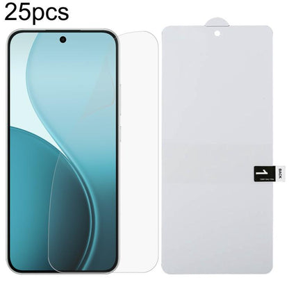 25pcs Full Screen Protector Explosion-proof Hydrogel Film, For OPPO K14 Turbo Pro 5G, For OPPO K14 Turbo 5G, For OPPO K14x 5G, For OPPO K14 5G, For OPPO F33 5G, For OPPO F33 Pro 5G, For OPPO Find X9s, For OPPO Find X9 Ultra, For OPPO Reno15 Pro 5G Glob...