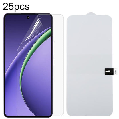 25pcs Full Screen Protector Explosion-proof Hydrogel Film, For OPPO Reno15 A 5G, For OPPO Reno16 Pro 5G Global, For OPPO Reno16 5G Global, For OPPO K14 Turbo Pro 5G, For OPPO K14 Turbo 5G, For OPPO K14x 5G, For OPPO K14 5G, For OPPO F33 5G             ...