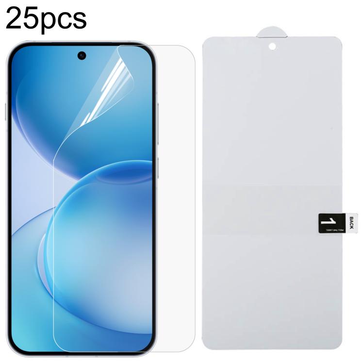 25pcs Full Screen Protector Explosion-proof Hydrogel Film, For OPPO Reno15 A 5G, For OPPO Reno16 Pro 5G Global, For OPPO Reno16 5G Global, For OPPO K14 Turbo Pro 5G, For OPPO K14 Turbo 5G, For OPPO K14x 5G, For OPPO K14 5G, For OPPO F33 5G             ...