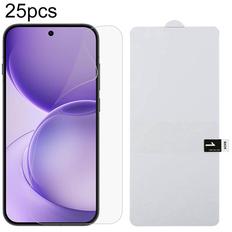 25pcs Full Screen Protector Explosion-proof Hydrogel Film, For OPPO Reno13 A 5G, For OPPO Reno13 A 4G, For OPPO Reno16 FS 5G, For OPPO Reno16 F 5G, For OPPO Reno15 A 5G, For OPPO Reno16 Pro 5G Global, For OPPO Reno16 5G Global, For OPPO K14 Turbo Pro 5...