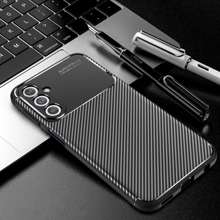 Carbon Fiber Texture Shockproof TPU Phone Case