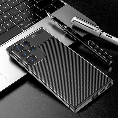 Carbon Fiber Texture Shockproof TPU Phone Case, For Samsung Galaxy Xcover7, For Samsung Galaxy A55, For Samsung Galaxy A35, For Samsung Galaxy S24 Ultra 5G, For Samsung Galaxy S24+ 5G, For Samsung Galaxy S24 5G, For Samsung Galaxy A15                  ...