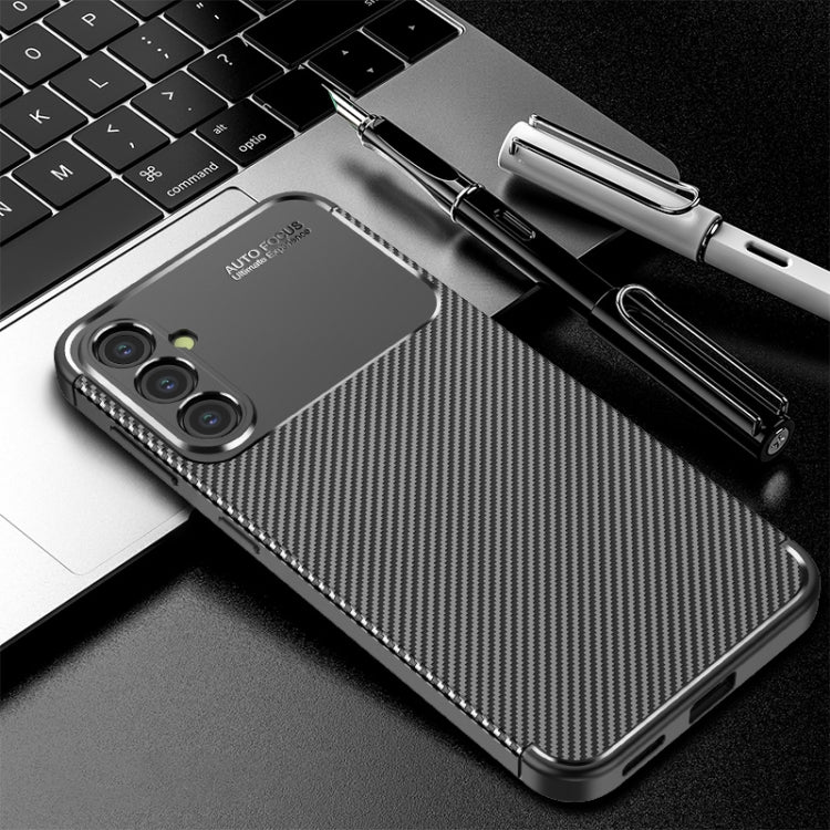 Carbon Fiber Texture Shockproof TPU Phone Case