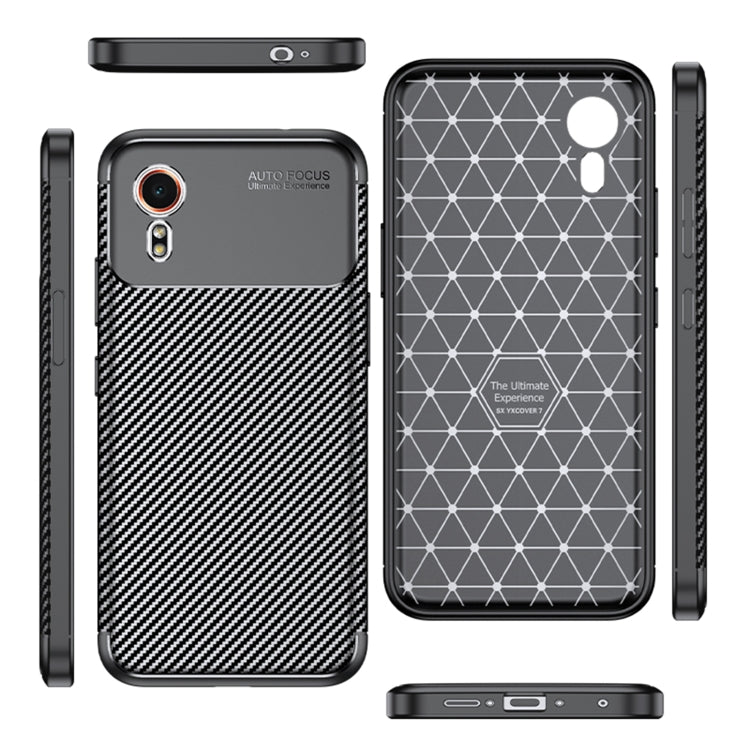 Carbon Fiber Texture Shockproof TPU Phone Case, For Samsung Galaxy Xcover7, For Samsung Galaxy A55, For Samsung Galaxy A35, For Samsung Galaxy S24 Ultra 5G, For Samsung Galaxy S24+ 5G, For Samsung Galaxy S24 5G, For Samsung Galaxy A15                  ...