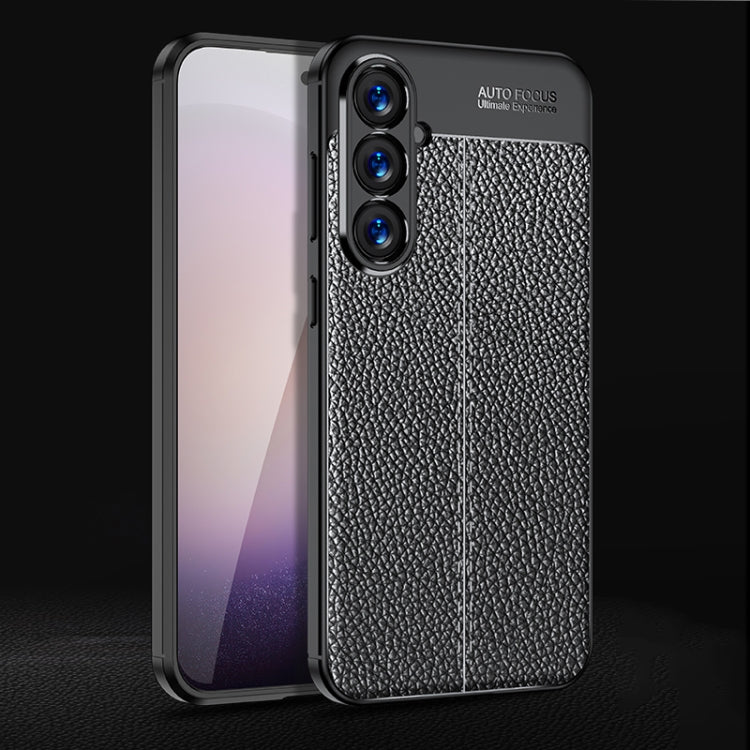 Litchi Texture Shockproof TPU Phone Case, For Samsung Galaxy A05, For Samsung Galaxy A35, For Samsung Galaxy A55, For Samsung Galaxy S24 Ultra 5G, For Samsung Galaxy A05s, For Samsung Galaxy A25 5G, For Samsung Galaxy S24+ 5G, For Samsung Galaxy S24 5G...