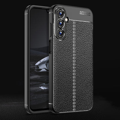 Litchi Texture Shockproof TPU Phone Case, For Samsung Galaxy A05, For Samsung Galaxy A35, For Samsung Galaxy A55, For Samsung Galaxy S24 Ultra 5G, For Samsung Galaxy A05s, For Samsung Galaxy A25 5G, For Samsung Galaxy S24+ 5G, For Samsung Galaxy S24 5G...