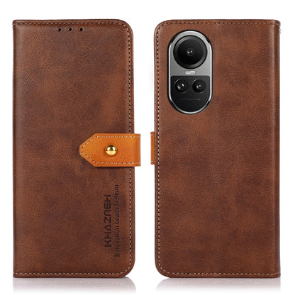 KHAZNEH Dual-color Cowhide Texture Flip Leather Phone Case, Series 2