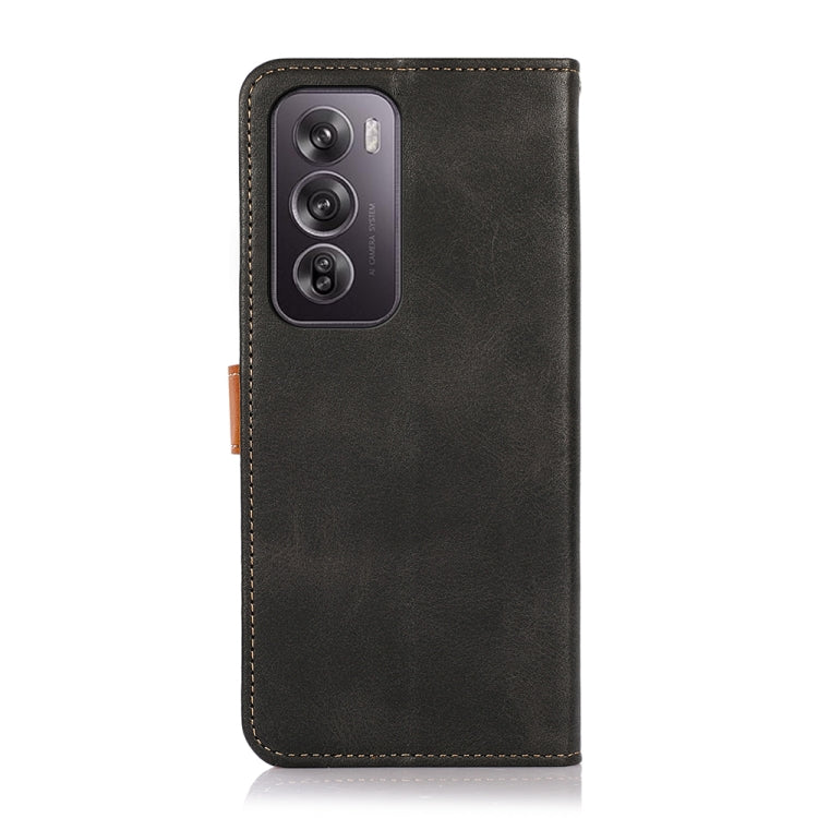 KHAZNEH Dual-color Cowhide Texture Flip Leather Phone Case, Series 2