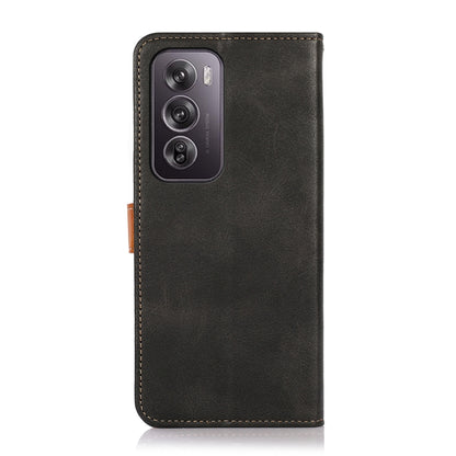KHAZNEH Dual-color Cowhide Texture Flip Leather Phone Case, Series 2