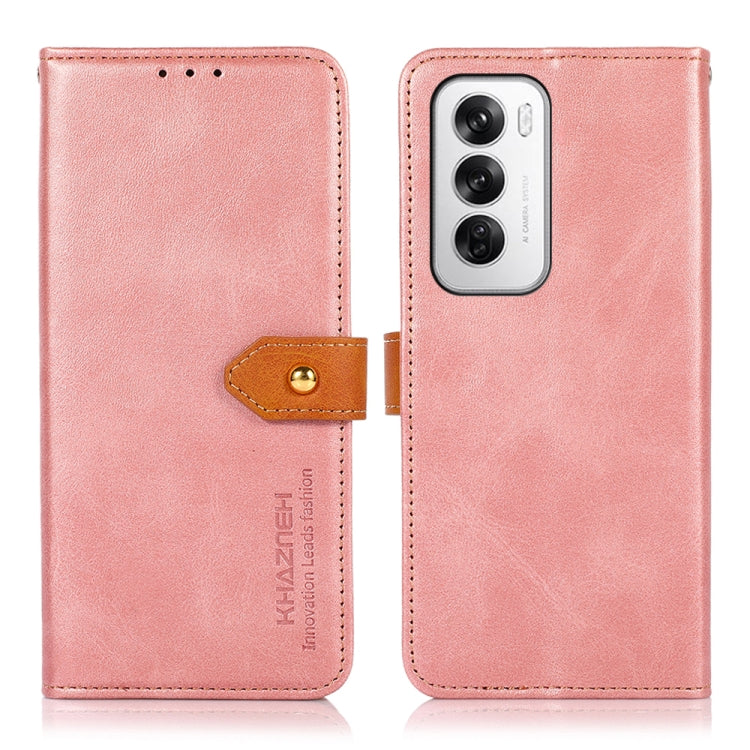 KHAZNEH Dual-color Cowhide Texture Flip Leather Phone Case, Series 2