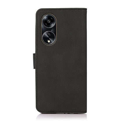 KHAZNEH Matte Texture Leather Phone Case, For OPPO A1 5G, For OPPO A58 5G