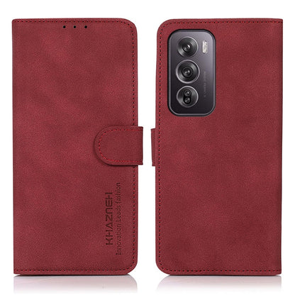 KHAZNEH Matte Texture Leather Phone Case, For OPPO A5 Pro 5G Global, For OPPO Reno12 Pro 5G Global, For OPPO Reno12 5G Global, For OPPO Find X7, For OPPO Reno11 5G Global, For OPPO Reno11 Pro 5G Global