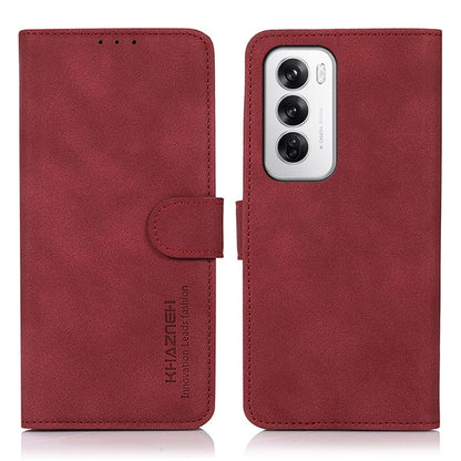 KHAZNEH Matte Texture Leather Phone Case, For OPPO A5 Pro 5G Global, For OPPO Reno12 Pro 5G Global, For OPPO Reno12 5G Global, For OPPO Find X7, For OPPO Reno11 5G Global, For OPPO Reno11 Pro 5G Global