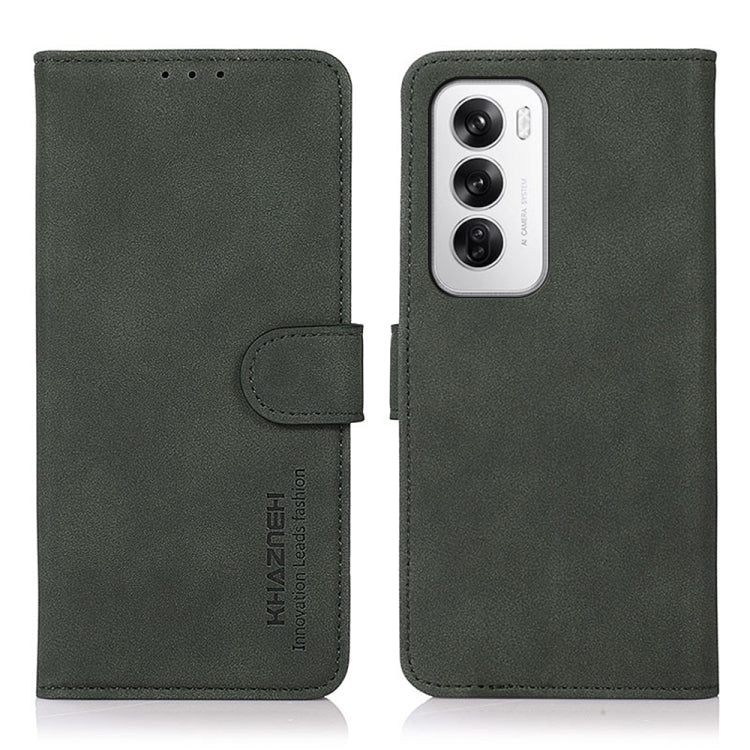 KHAZNEH Matte Texture Leather Phone Case, For OPPO A5 Pro 5G Global, For OPPO Reno12 Pro 5G Global, For OPPO Reno12 5G Global, For OPPO Find X7, For OPPO Reno11 5G Global, For OPPO Reno11 Pro 5G Global