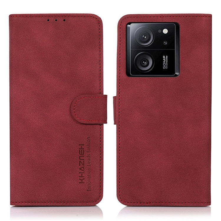 KHAZNEH Matte Texture Leather Phone Case, For Xiaomi Redmi 13C, For Xiaomi Redmi Note 13 Pro+ 5G Global, For Xiaomi Redmi Note 13 Pro 4G / POCO M6 Pro, For Xiaomi 13T / Redmi K60 Ultra, For Xiaomi Redmi 12 4G, For Xiaomi Redmi Note 12S 4G