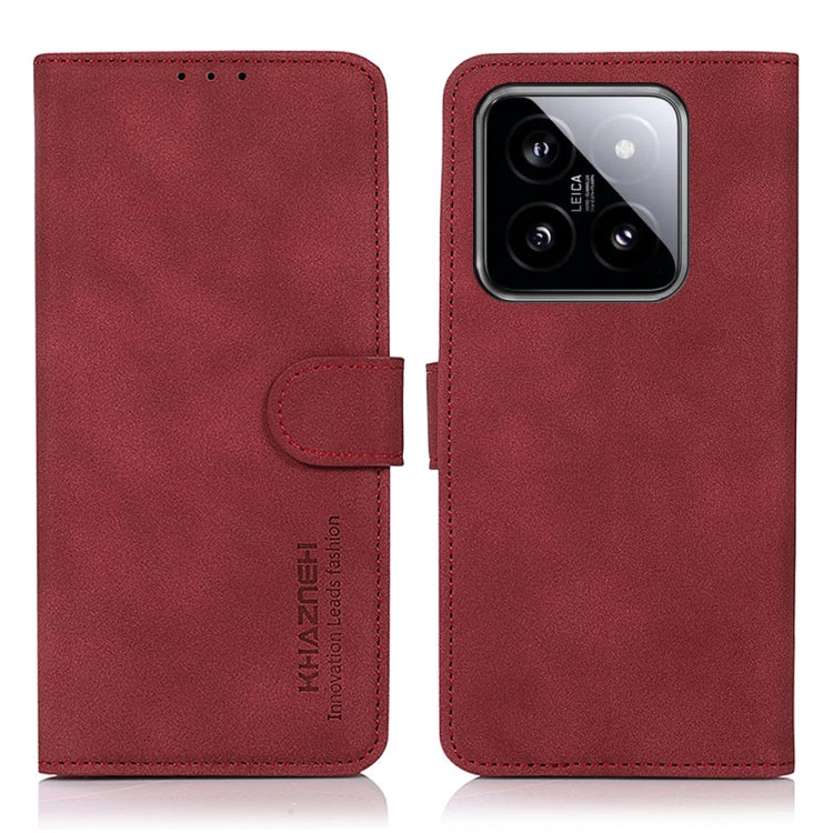 KHAZNEH Matte Texture Leather Phone Case, For Xiaomi Redmi Note 13R Pro, For Xiaomi Redmi Note 13 Pro 5G Global/Poco X6 5G, For Xiaomi 14 Ultra, For Xiaomi 14 Pro, For Xiaomi 14, For Xiaomi Redmi Note 13
