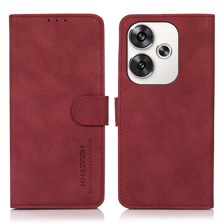 KHAZNEH Matte Texture Leather Phone Case, For Xiaomi Poco F6 / Redmi Turbo 3, For Xiaomi Poco F6 Pro, For Xiaomi Redmi K70 5G / K70 Pro 5G, For Xiaomi Redmi A3, For Xiaomi Redmi Note 13 4G, For Xiaomi Redmi K70E / POCO X6 Pro