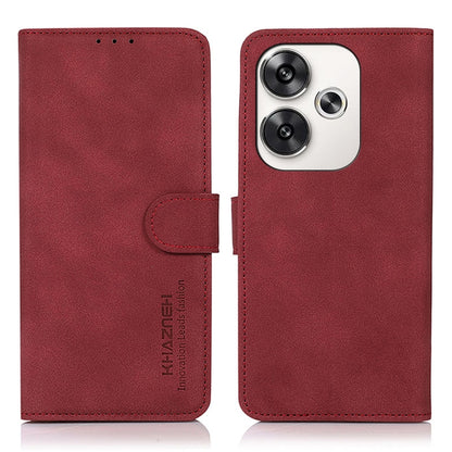 KHAZNEH Matte Texture Leather Phone Case, For Xiaomi Poco F6 / Redmi Turbo 3, For Xiaomi Poco F6 Pro, For Xiaomi Redmi K70 5G / K70 Pro 5G, For Xiaomi Redmi A3, For Xiaomi Redmi Note 13 4G, For Xiaomi Redmi K70E / POCO X6 Pro