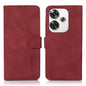 KHAZNEH Matte Texture Leather Phone Case, For Xiaomi Poco F6 / Redmi Turbo 3, For Xiaomi Poco F6 Pro, For Xiaomi Redmi K70 5G / K70 Pro 5G, For Xiaomi Redmi A3, For Xiaomi Redmi Note 13 4G, For Xiaomi Redmi K70E / POCO X6 Pro