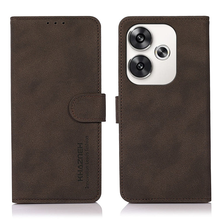 KHAZNEH Matte Texture Leather Phone Case, For Xiaomi Poco F6 / Redmi Turbo 3, For Xiaomi Poco F6 Pro, For Xiaomi Redmi K70 5G / K70 Pro 5G, For Xiaomi Redmi A3, For Xiaomi Redmi Note 13 4G, For Xiaomi Redmi K70E / POCO X6 Pro