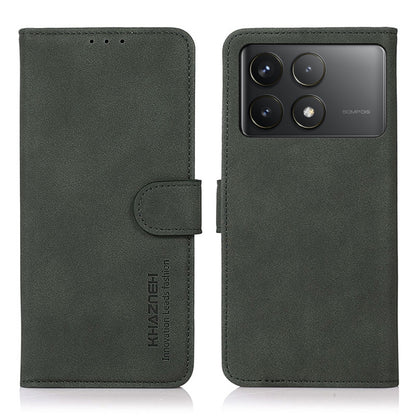 KHAZNEH Matte Texture Leather Phone Case, For Xiaomi Poco F6 / Redmi Turbo 3, For Xiaomi Poco F6 Pro, For Xiaomi Redmi K70 5G / K70 Pro 5G, For Xiaomi Redmi A3, For Xiaomi Redmi Note 13 4G, For Xiaomi Redmi K70E / POCO X6 Pro