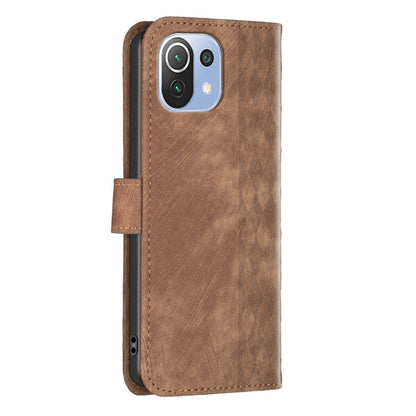 Plaid Embossed Leather Phone Case