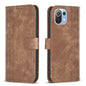 Plaid Embossed Leather Phone Case, For Xiaomi Poco M3 Pro, For Xiaomi 11 Lite, For Xiaomi Redmi Note 10 4G, For Xiaomi Redmi Note 10 Pro