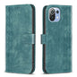Plaid Embossed Leather Phone Case, For Xiaomi Poco M3 Pro, For Xiaomi 11 Lite, For Xiaomi Redmi Note 10 4G, For Xiaomi Redmi Note 10 Pro