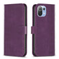 Plaid Embossed Leather Phone Case, For Xiaomi Poco M3 Pro, For Xiaomi 11 Lite, For Xiaomi Redmi Note 10 4G, For Xiaomi Redmi Note 10 Pro