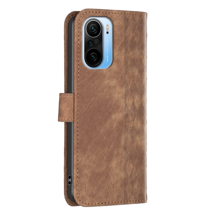 Plaid Embossed Leather Phone Case