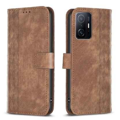 Plaid Embossed Leather Phone Case, Series 3