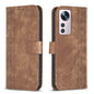 Plaid Embossed Leather Phone Case