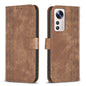 Plaid Embossed Leather Phone Case