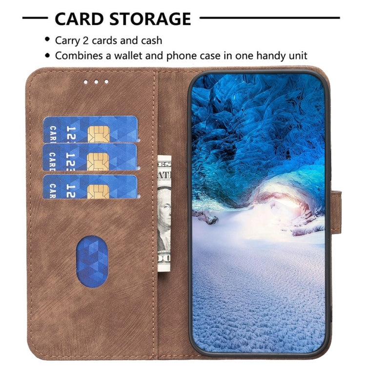 Plaid Embossed Leather Phone Case, For Xiaomi Redmi 9C, For Xiaomi Redmi Note 9, For Xiaomi Redmi Note 9 Pro