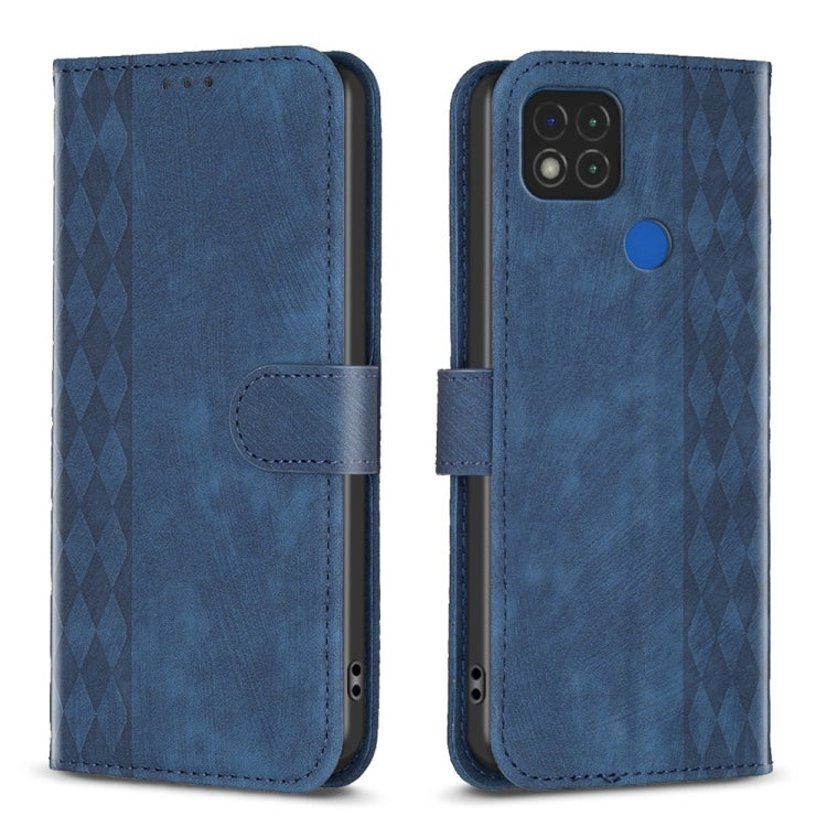 Plaid Embossed Leather Phone Case