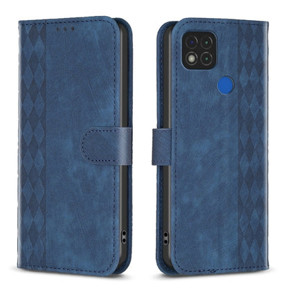 Plaid Embossed Leather Phone Case