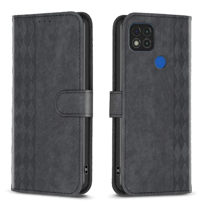 Plaid Embossed Leather Phone Case