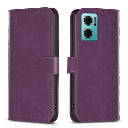 Plaid Embossed Leather Phone Case, Series 3