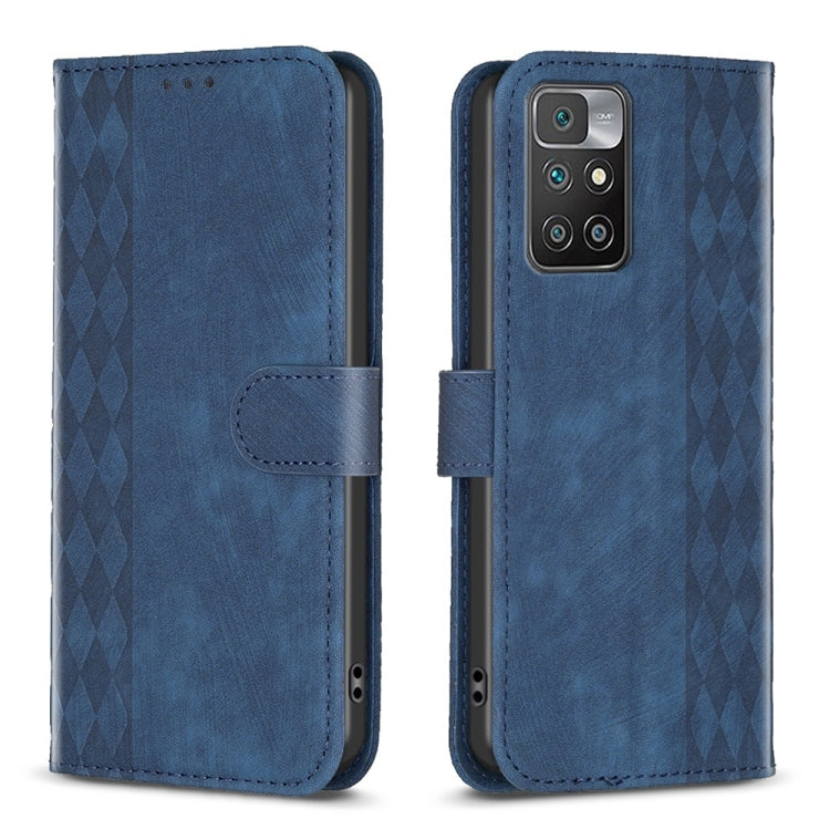 Plaid Embossed Leather Phone Case
